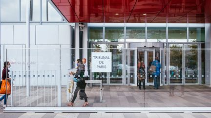 Le tribunal de Paris, Porte de Clichy, le 1er septembre 2020. (MATHIEU MENARD / HANS LUCAS / AFP)