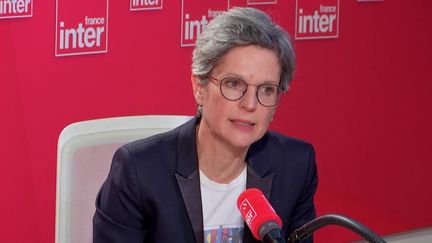 Sandrine Rousseau, députée EELV, était l'invitée de la matinale de France Inter, mercredi 3 juin 2022. (FRANCE INTER  / RADIO FRANCE)