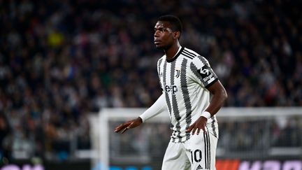 Paul Pogba lors de la demi-finale aller de Ligue Europa entre la Juventus et Séville, le 11 mai 2023. (SIPA)