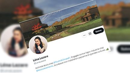 Léna Lazare est l’une des porte-parole des Soulèvements de la Terre (CAPTURE D'ECRAN TWITTER)