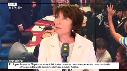 Marie-Pierre de la Gontrie, le 19 septembre 2018 sur franceinfo. (FRANCEINFO)