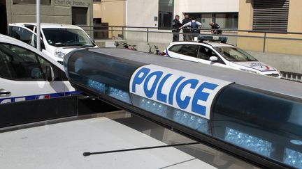 Une voiture de police à Montpellier, le 29 mars 2019.&nbsp; (MAXPPP)