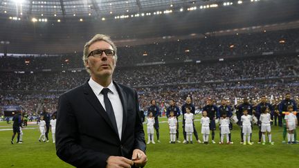 Laurent Blanc lors de son dernier match avec le PSG, la finale de la Coupe de France contre l'OM (FRANCK FIFE / AFP)