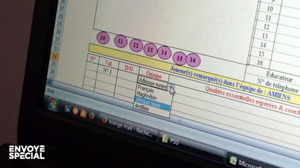 Envoyé spécial du 8 novembre 2018. "Français, antillais, maghrébin, Afrique noire" : le témoignage d'un ancien recruteur sur des pratiques de fichage ethnique au PSG (CAPTURE D'ECRAN "ENVOYE SPECIAL" / FRANCE 2)