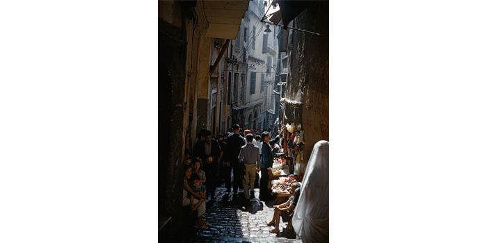 La casbah, bastion du FLN, véritable maquis urbain, théâtre de la bataille d&#039;Alger en 1957
 (Roger Blanc / 1959)