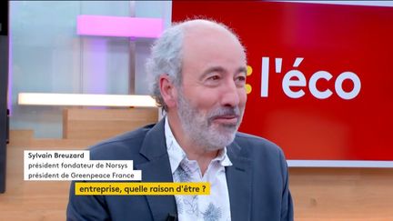 Invité de Jean-Paul Chapel dans ":l'éco", Sylvain Breuzard, président fondateur de Norsys et président de Greenpeace France, est venu parler de la quête de sens dans les entreprises.