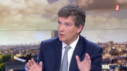 Arnaud Montebourg était l'invité du journal de 20 heures de France 2&nbsp;le 22 août&nbsp;2016 (FRANCE 2)