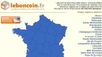 &nbsp; (Le site a modifié ses conditions tarifaires en novembre. © Copie d'écran Le Bon Coin)