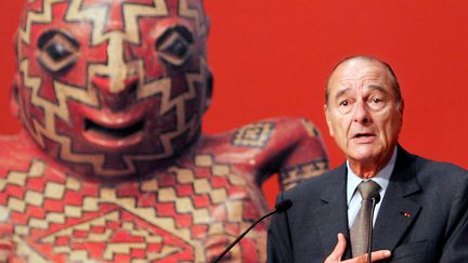 Jacques Chirac en juin 2006 lors de l'inauguration du musée du Quai Branly.
 (Francois Mori  / AFP)