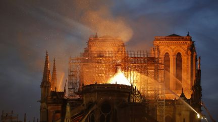 Incendie à Notre-Dame de Paris, le 15 avril 2019. (FRANCOIS GUILLOT / AFP)