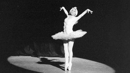 Janine Charrat danse à la Maison de la radio pour l'émission "Les écrans de la culture" (23 mai 1972)
 (Dominique Gonot / INA / AFP)