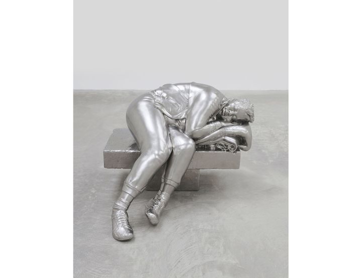 Charles Ray, "Sleeping woman", 2012, acier inoxydable, San Francisco MOMA, courtesy de l’artiste et de Matthew Marks Gallery. (© Charles Ray. Photo Charles Ray)