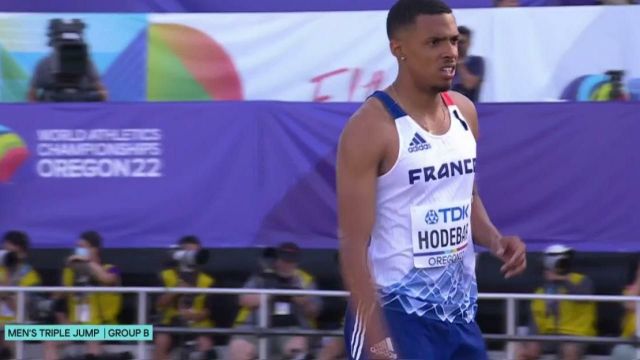 Malgré ce saut à 16,64 m en début de concours, Enzo Hodebar n'est pas parvenu à se qualifier pour la finale du triple saut masculin des Championnats du monde d'Eugene. Le Français termine 14e des qualifications à 4 centimètres de la 12e place.