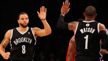 Deron Williams et CJ Watson (Broolkyn Nets)