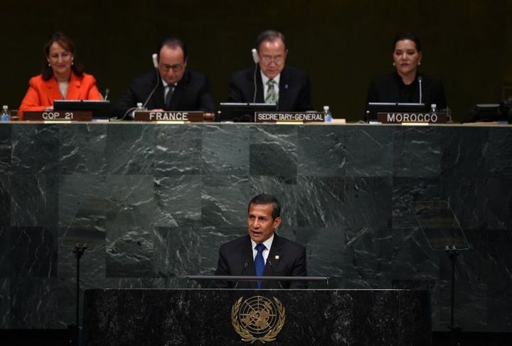 Cérémonie de signatures de l'accord de Paris sur le climat, New York 22 avril 2016 (AFP/ jewel Samad)