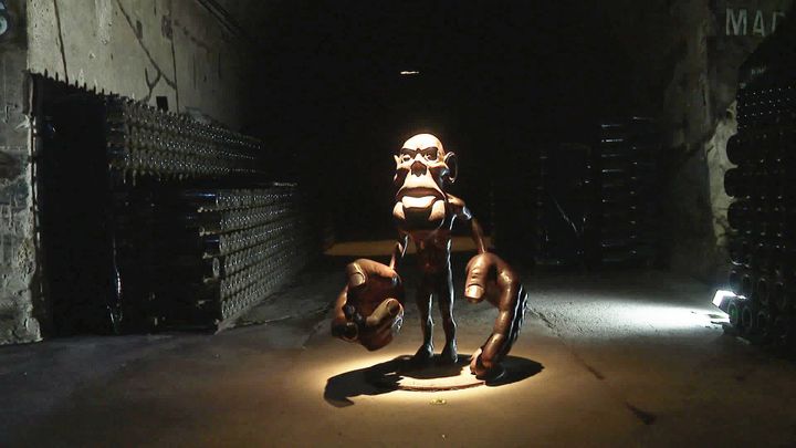 L'homme sensible de Mathieu Mercier au domaine Pommery de Reims (France 3 Grand-Est)