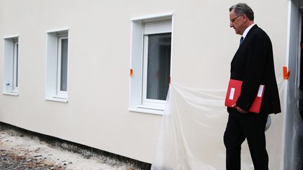 Le ministre&nbsp;de la Cohésion des territoires, Richard Ferrand, à Deauville (Calvados), le 24 mai 2017.&nbsp; (CHARLY TRIBALLEAU / AFP)