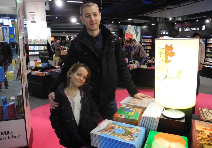 Remy et sa fille Julia, Salon de Montreuil
 (Laurence Houot / Culturebox)