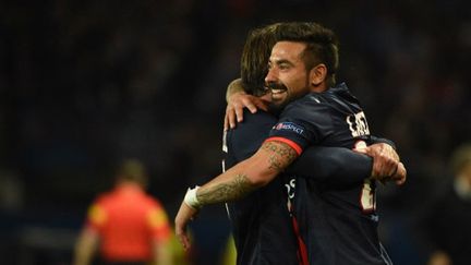 Le joueur du PSG Ezequiel Lavezzi