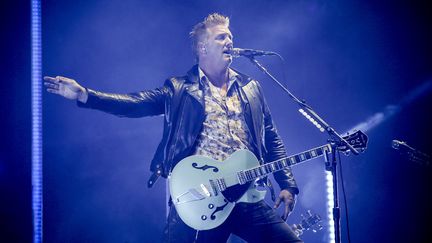 Josh Homme, des Queens of the Stone Age, Lisbonne, 2018 (JOSE SENA GOULAO/EPA/Newscom/MaxPPP)