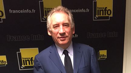 &nbsp; (François Bayrou dans les studios de France Info © RF/Jean-François Achilli)