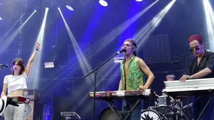 Le groupe francais La Femme au festival de musique Rock en Seine, 2016
 (SADAKA EDMOND/SIPA)