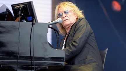 Christophe aux Vieilles Charrues le 20 juillet 2014
 (FRED TANNEAU/AFP)