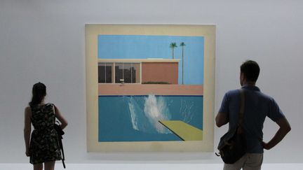 La rétrospective David Hockney au Centre Pompidou, à l'occasion des 80 ans de l'artiste, s'annonce comme l'une des plus fréquentées du musée.
 (GINIES / SIPA)