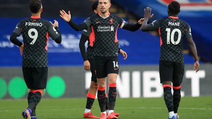 Firmino, Henderson et Mané, tous buteurs contre Crystal Palace  (ADAM DAVY / POOL)