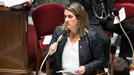 Perrine Goulet à l'Assemblée nationale le 2 novembre 2017 (CHRISTOPHE MORIN / MAXPPP)