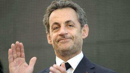 Nicolas Sarkozy, en visite en Israel, le 22 mai 2013. (DAVID BUIMOVITCH / AFP)