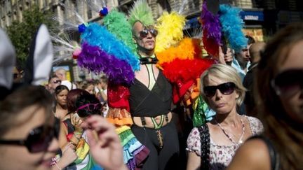 Gay pride de juin 2011 à Marseille (BERTRAND LANGLOIS / AFP)