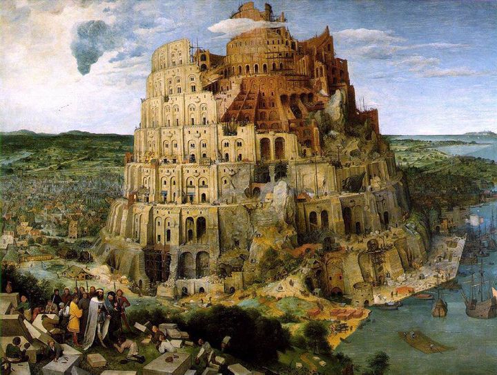 La &quot;Tour de Babel&quot;  de Bosch
 (Jérôme Bosch)