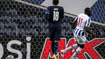 Marega ouvre le score pour Porto contre Marseille (CARLOS COSTA / AFP)