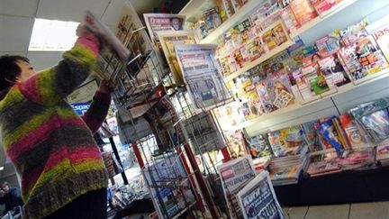 Kiosque de presse à Caen (archives) (AFP - Mychèle Daniau)