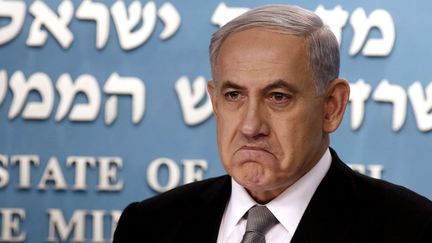 Le Premier ministre isra&eacute;lien&nbsp;Benyamin N&eacute;tanayhou&nbsp;donne une conf&eacute;rence de presse dans ses bureaux &agrave; J&eacute;rusalem (Isra&euml;l), le 2 d&eacute;cembre 2014. (REUTERS)