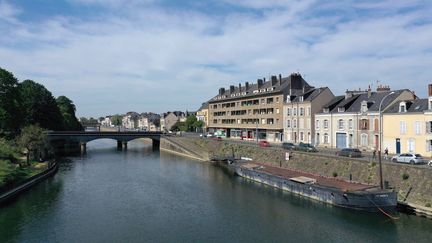 La ville du Mans (Sarthe) lors du confinement lié au Covid-19, le 25 avril 2020. (MAXPPP)