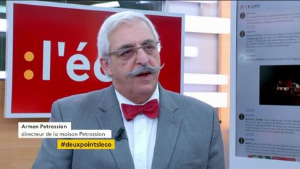 Invité de Stéphane Dépinoy dans ":l'éco", Armen Petrossian, directeur de la maison Petrossian, est venu parler du caviar, un produit d'exception.