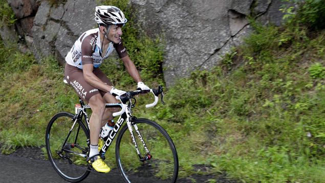 &nbsp; (Blel Kadri, premier vainqueur d'étape français sur le 101e Tour de France © MAXPPP)