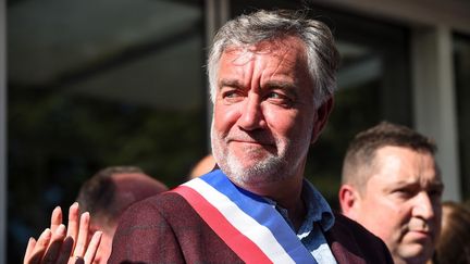 Yannick Morez, le maire démissionnaire de Saint-Brevin, le 24 mai 2023. (SEBASTIEN SALOM-GOMIS / AFP)