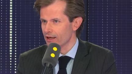 Guillaume Larrivé, secrétaire général délégué des Républicains, député de l'Yonne, invité de franceinfo le 11 septembre 2018. (RADIO FRANCE / FRANCE INFO)