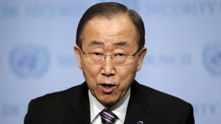  (Ban Ki-Moon, secrétaire général de l'ONU, condamne le nouvel essai nucléaire nord-coréen © Reuters/Brendan McDermid)