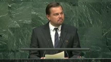 "Le monde nous regarde, il est temps d'agir", le plaidoyer de Leonardo DiCaprio à la tribune de l'ONU sur le climat.