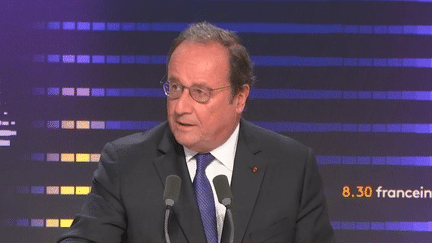 L'ancien président de la République et député PS de Corrèze François Hollande, sur franceinfo le 25 septembre 2025. (FRANCEINFO / RADIO FRANCE)