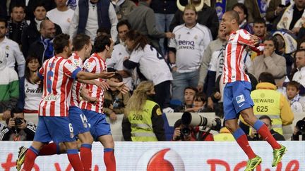 Miranda a offert d'un coup de boule la Copa del Rey aux Colchoneros (DANI POZO / AFP)