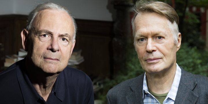 Patrick Modiano et J.M.G. Le Clézio
 (Francesca Mantovani / éditions Gallimard)