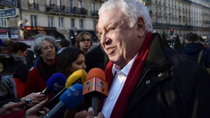 Gérard Filoche, membre du bureau national du parti socialiste et soutien de Benoît Hamon. (CHRISTOPHE ARCHAMBAULT / AFP)