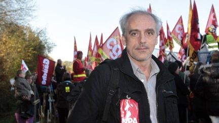 Philippe Poutou a répondu favorablement à l'invitation de l'intersyndicale CGT-CFDT-CFE/CGC vendredi (AFP)