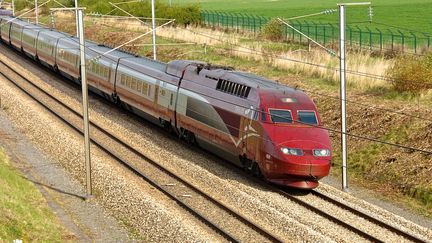 Des coups de feu ont été tirés vendredi 21 août 2015 dans un train Thalys qui circulait dans le nord de la France, faisant trois blessés. (MAXPPP)