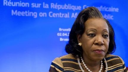 La présidente par intérim de la Centrafrique, Catherine Samba-Penza (AFP)